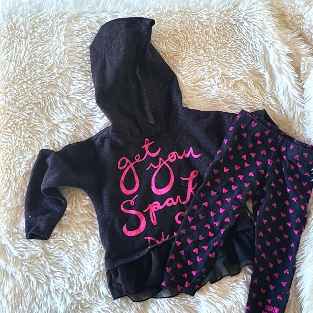 DKNY girls 2t (18m) outfit